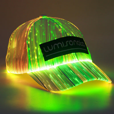 Gorro LED con Fibra Óptica para Fiestas y Eventos Nocturnos - Image 4