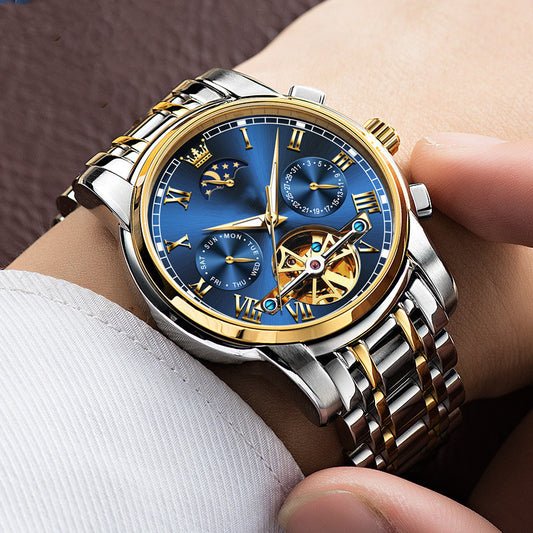 Pareja de Relojes Mecánicos Automáticos Sincronizados - Image 2