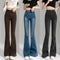 Jeans Acampanados Primavera Otoño Mujer Hot Girl