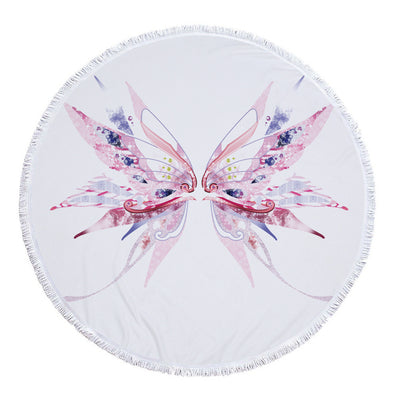 Toalla de Playa Redonda Microfiber con Borlas - Suavidad Premium - Image 6