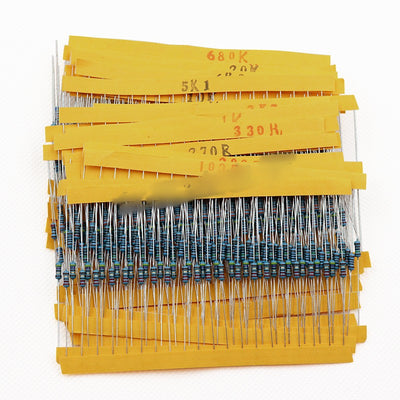 Pack de 600 Resistencias de Película Metálica 1-4W Código de Colores - 30 Valores - Image 5