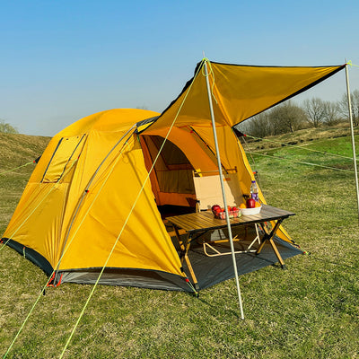 Tienda de Campaña 4 Personas Impermeable y Protección Solar - Camping Resistente - Image 13