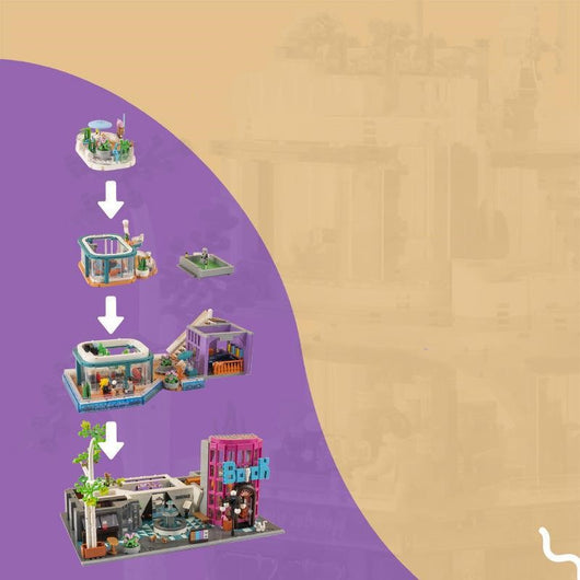 Bloques de Construcción Fantasy Plaza - Puzzle 3D para Niños - Image 3