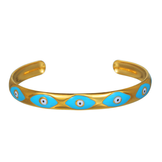 Pulsera Retro de Acero Titanio Abierta - Estilo INS - Image 4