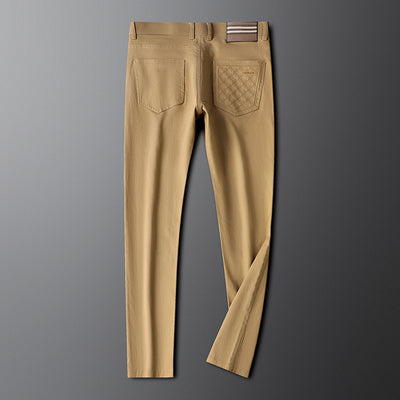 Pantalones de Negocios Slim Fit Algodón Transpirable Premium - Image 4