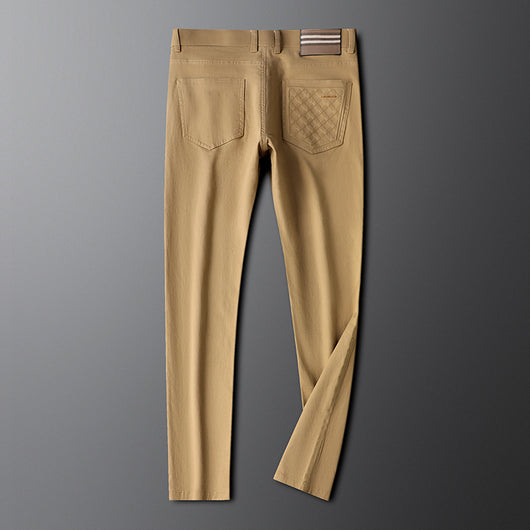 Pantalones de Negocios Slim Fit Algodón Transpirable Premium - Image 4