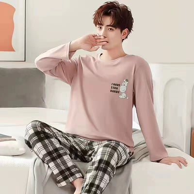 Pijama Largo para Hombre - Ropa de Casa Primavera y Otoño - Image 12