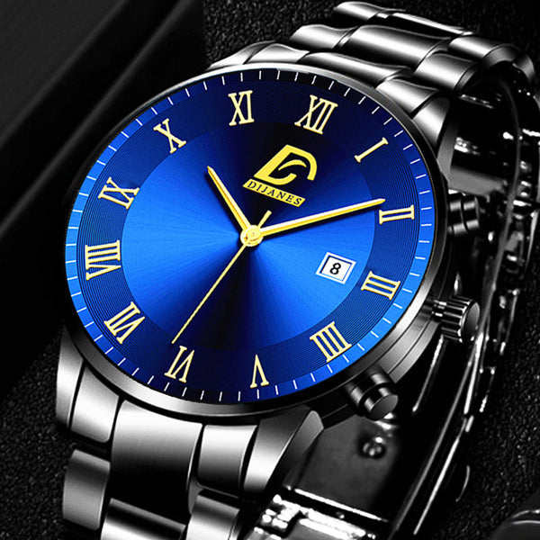 Reloj de Acero Inoxidable para Hombre - Elegancia Casual y Profesional