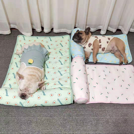 Colchoneta Refrigerante para Perros y Gatos - Manta Fresca Transpirable Portátil