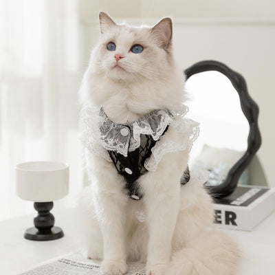 Chaleco de Encaje con Tracción para Gatos y Cachorros - Ropa Ligera para Mascotas - Image 3