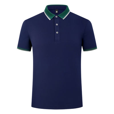 Polo Elástico de Algodón con Combinación de Colores - Image 9