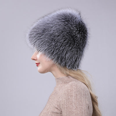 Gorro Tejido con Pelaje de Zorro - Protección Auditiva Cálida para Otoño e Invierno - Image 20