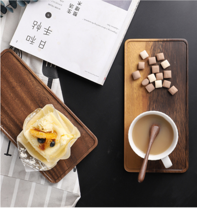 Bandeja de Té Rectangular en Madera Maciza - Image 10