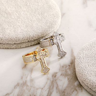 Anillo Cruzado Moderno para Hombre - Diseño Versátil y Trendy - Image 7
