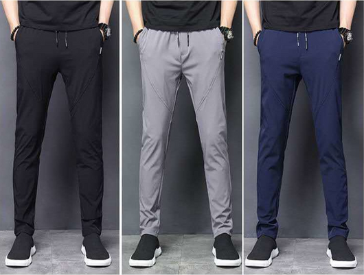 Pantalones Deportivos de Terciopelo Grueso sin Magnético para Otoño e Invierno - Image 6