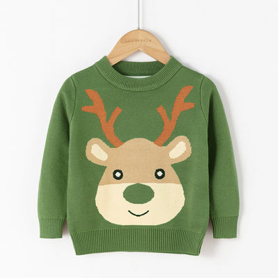 Suéter Infantil Doble Capa de Algodón para Otoño, Invierno y Navidad - Image 22