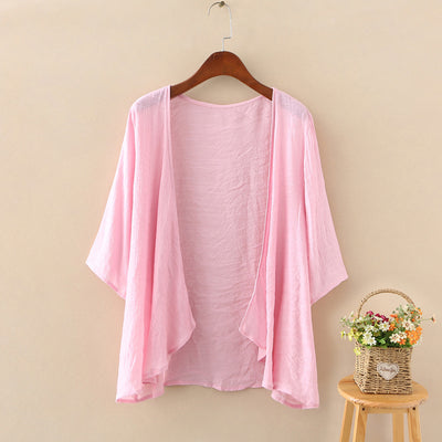 Cardigan Ligero de Algodón y Lino para Mujer - Perfecto para Verano - Image 12