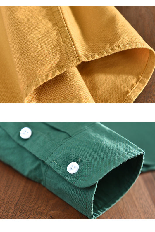 Camisa Casual con Cuello Mao Talla S para Hombre - Image 14