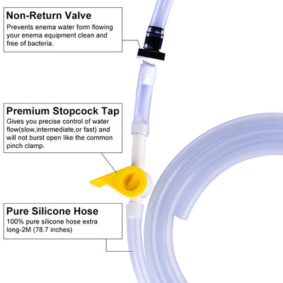 Kit de Irrigación Colónica en Acero Inoxidable Premium - Image 3