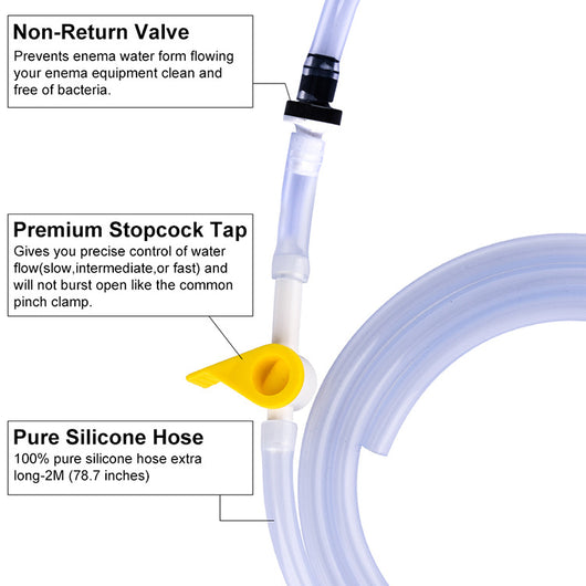 Kit de Irrigación Colónica en Acero Inoxidable Premium - Image 3