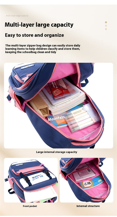 Mochila Escolar Ergonómica con Protección Dorsal, Impermeable y Gran Capacidad - Image 27