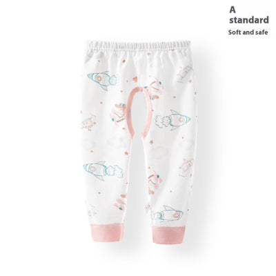 Pantalones de Algodón Puro con Abertura Frontal para Bebé Niño - Image 16