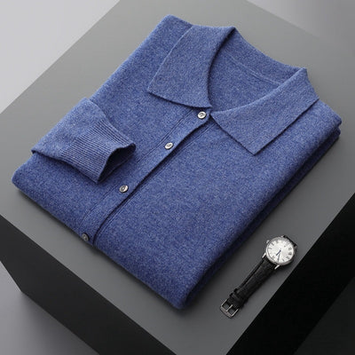 Camisa Interior Clásica de Botones y Color Sólido para Hombre - Image 4
