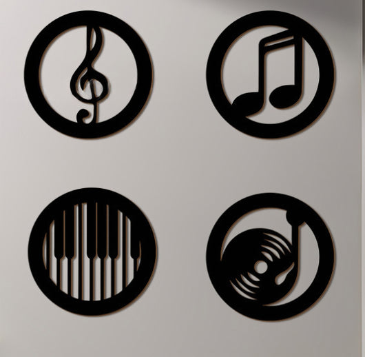 Decoración de Pared Musical en Madera - Notas Negras - Image 11