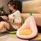 Almohada Peluche Multiusos Frutas y Verduras Kawaii - Cojín Decorativo para Casa y Oficina