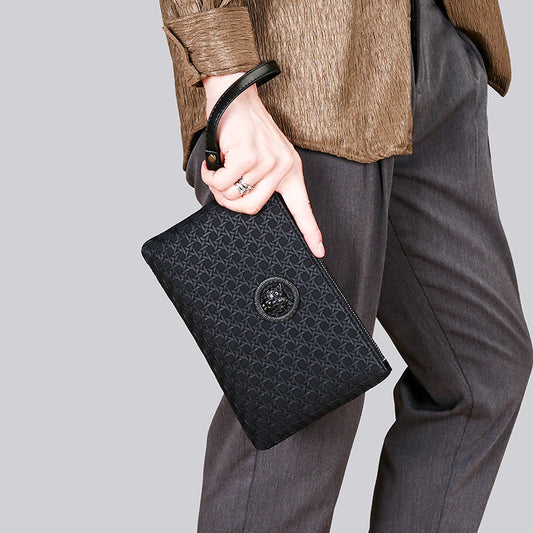 Clutch Personalizado de Textura Tejida con Diseño Minimalista y Gran Capacidad - Image 2