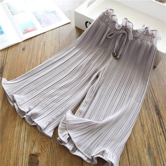 Pantalones Capri Anchos Casuales con Protección Antimosquitos para Niñas - Image 18