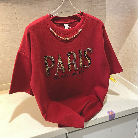 Playera de Algodón Pesado para Mujer con Forro Térmico - Image 17