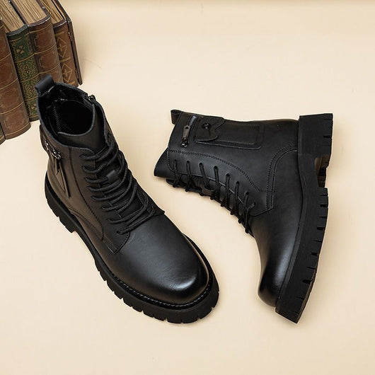 Botas Martin de Cuero para Hombre - Botines Altos Clásicos - Image 20