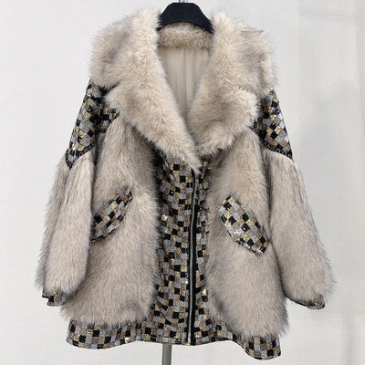 Abrigo Largo de Lana de Cordero para Mujer - Diseño Elegante y Cálido - Image 3