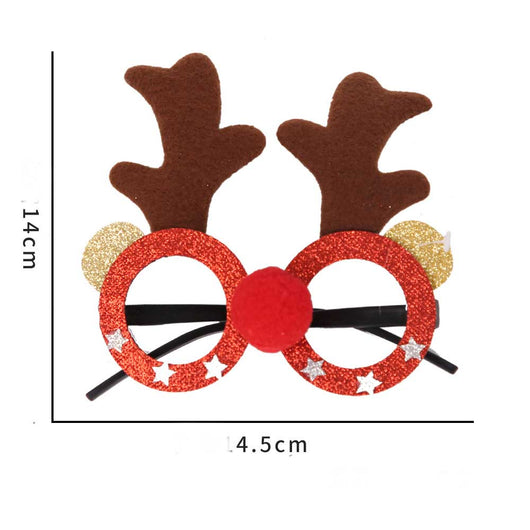 Gafas Decorativas con Astas de Reno para Niños - Accesorio Navideño Divertido - Image 10