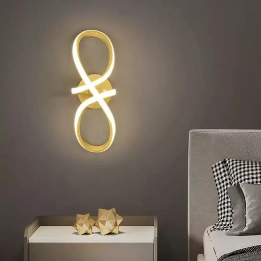 Lámpara de Pared Nórdica Minimalista para Mesita de Noche - Image 2