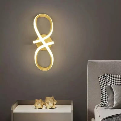 Lámpara de Pared Nórdica Minimalista para Mesita de Noche - Image 2