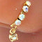Nose Piercing Hoop Ring Hinged Butterfly Zircon Septum Pierc Style10