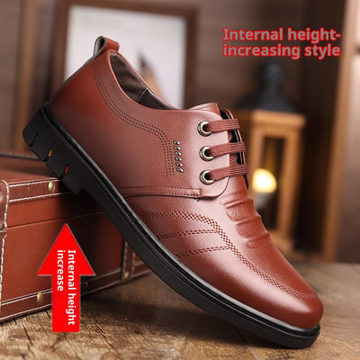 Zapatos de Cuero Ejecutivos con Plantilla Elevadora de Altura - Image 7
