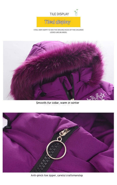 Abrigo Acolchado de Algodón para Niña Estilo Coreano - Image 12