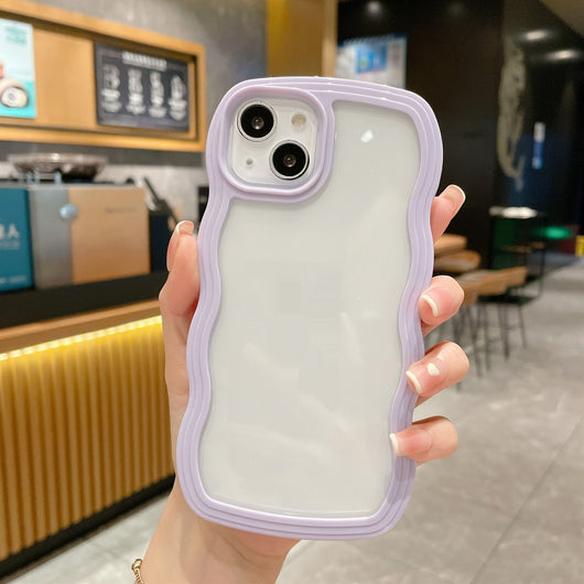 Funda Telefónica Bicolor con Onda y Borde Candy - Image 9