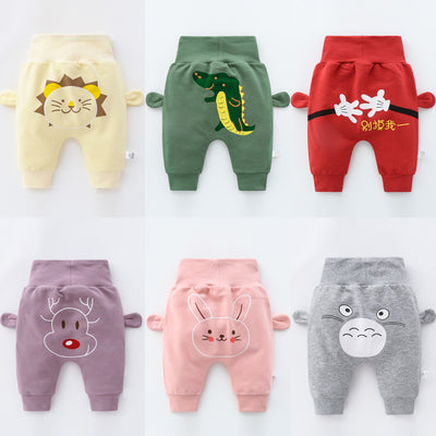 Pantalones Harem Protectores de Cintura Alta para Niñas - Otoño