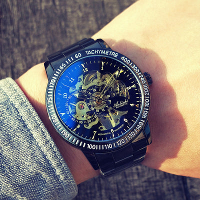 Reloj Mecánico Automático Hueco para Hombre Resistente al Agua - Image 7