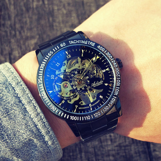 Reloj Mecánico Automático Hueco para Hombre Resistente al Agua - Image 7