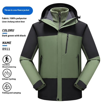 Chaqueta Impermeable 3 en 1 Desmontable - Image 7
