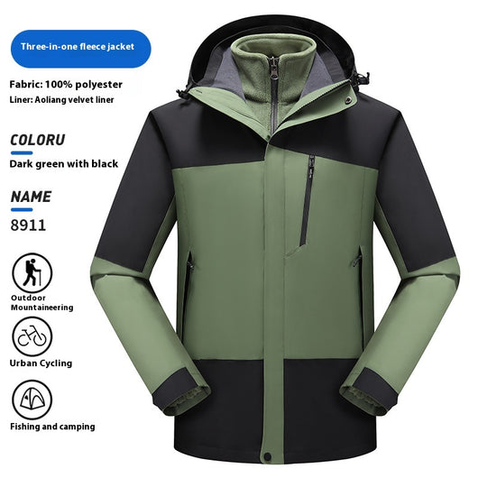 Chaqueta Impermeable 3 en 1 Desmontable - Image 7