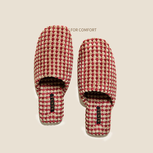 Pantuflas de Pareja en Ante Cálido - Comodidad de Algodón para Toda la Familia - Image 3
