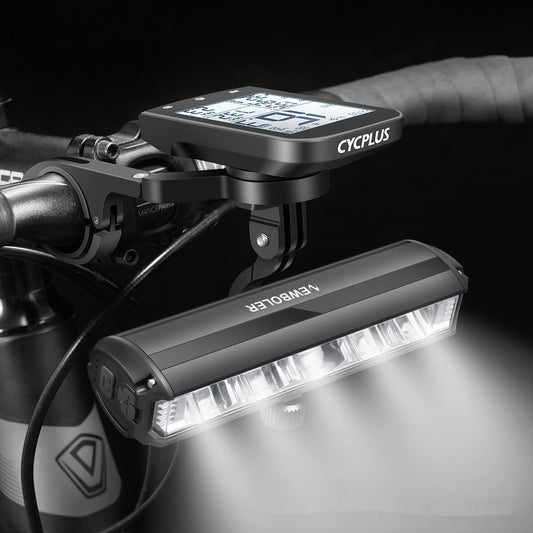 Luz Frontal para Bicicleta Recargable de Gran Capacidad Baojia con Soporte Ajustable