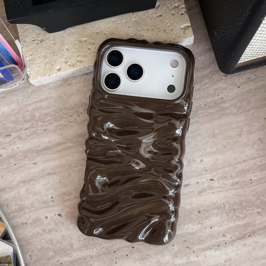Funda Plisada 3D con Patrón Crema para Carcasas Lisas - Image 10