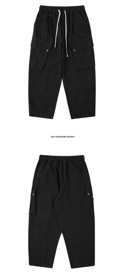 Pantalones Casuales Sueltos Estilo Retro Japonés - Image 7